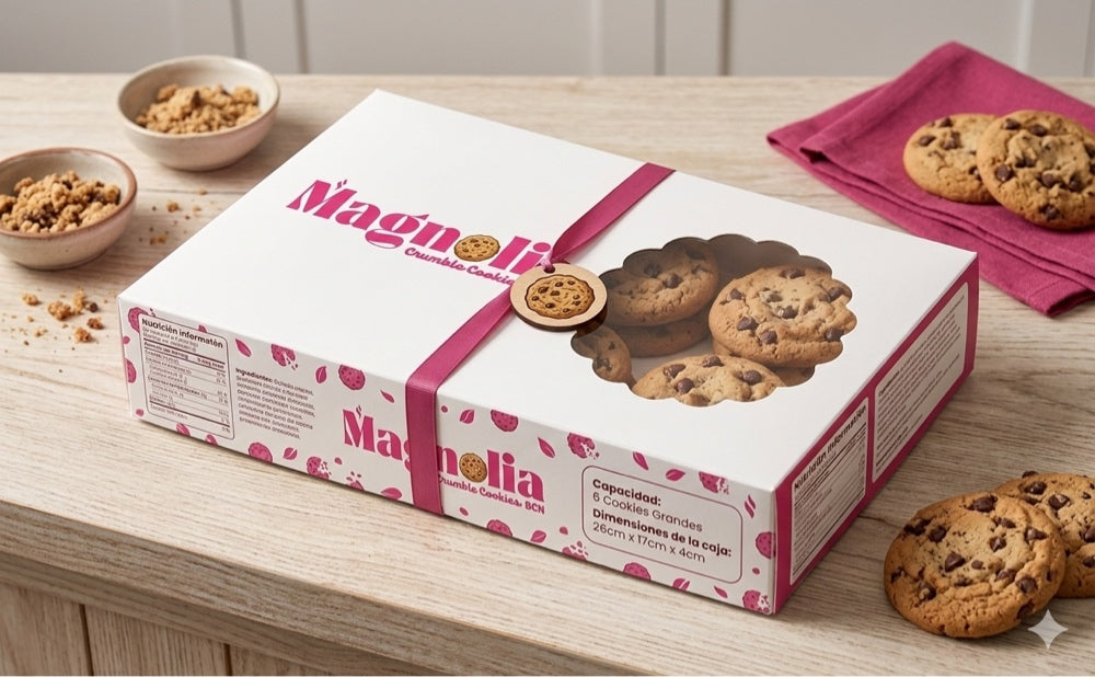 Caja Cookies x 6 Personalizada